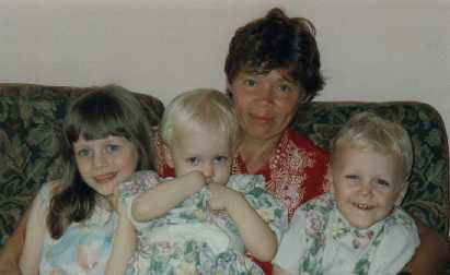Oma mit Kinder